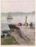 Jetée de Trovemünde - Hans Gude — näkymä teoksesta