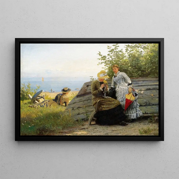 Hans Gude - Ladies In The Sunshine.webp