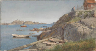 Hans Gude - Landscape by Stavern.webp