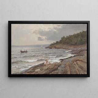 Hans Gude - View of The Bunne Fjord from Malmya.webp