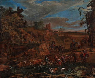 Syksyinen maisema - Hans Johann Baptist Graf — näkymä teoksesta