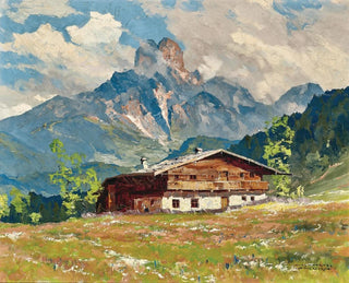 Hans Maurus - Blick auf die Bischofsmtze von Filzmoos.webp