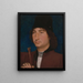 Portrait d'un homme avec une flèche - Hans Memling — kehystetty taideteos seinällä