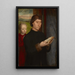 Lukevan miehen muotokuva - Hans Memling — kehystetty taideteos seinällä