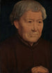 Vanhan miehen muotokuva - Hans Memling — näkymä teoksesta