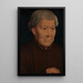 Vanhan miehen muotokuva - Hans Memling — kehystetty taideteos seinällä