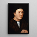 Tuntemattoman miehen muotokuva - Hans Memling — kehystetty taideteos seinällä