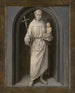 Pyhä Antonius Padovalainen - Hans Memling — näkymä teoksesta