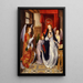 Enkeli-ilmoitus - Hans Memling — kehystetty taideteos seinällä