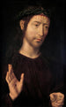 Kärsivä mies - Hans Memling — näkymä teoksesta