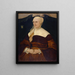 Portrait d'Anna Hungerl, épouse du conseiller municipal de Munich Joseph Schowinger von Wyl - Hans Mielich — kehystetty taideteos seinällä