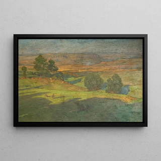 Hans Richard von Volkmann - Highland landscape at sunset.webp