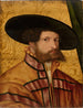 Portrait d'un homme au chapeau - Hans Schäufelein l'Ancien — näkymä teoksesta