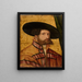 Portrait d'un homme au chapeau - Hans Schäufelein l'Ancien — kehystetty taideteos seinällä