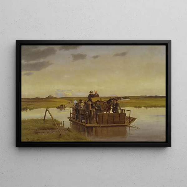 Hans Smidth - En frge over Gudenen.webp