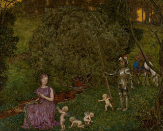 Ritari tarinasta - Hans Thoma — näkymä teoksesta