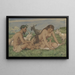Famille de Faunes - Hans Thoma — kehystetty taideteos seinällä