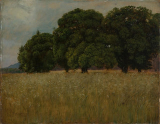 Hans Thoma - Kornfeld mit Laubbumen.webp