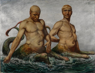 Miehet merellä - Hans Thoma — näkymä teoksesta