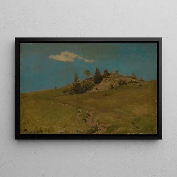 Schwarzwaldin korkeudesta - Hans Thoma — kehystetty taideteos seinällä