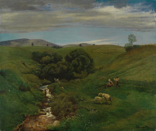 Prairie de la Forêt-Noire - Hans Thoma — näkymä teoksesta