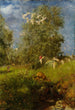 Kevät - Hans Thoma — näkymä teoksesta