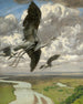 Ihmeelliset linnut - Hans Thoma — näkymä teoksesta