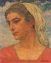 Tête de femme avec foulard - Hans Unger — näkymä teoksesta