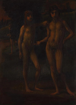 Hans Von Mares - Youths in a Landscape Two Youths.webp