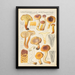 Cantharellus amethysteus - Hans Baldung — kehystetty taideteos seinällä