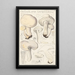 Tricholoma gambosum Gill - Hans Baldung — kehystetty taideteos seinällä