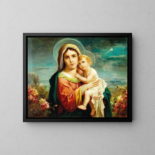 Hans Zatzka - Madonna and Child with Putti.webp