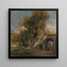 Harnham Gate Salisbury - John Constable — kehystetty taideteos seinällä
