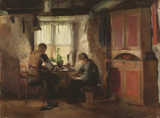 Harriet Backer - A Country Cobbler.webp