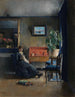 Sininen sisämaalaus - Harriet Backer — näkymä teoksesta