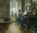 Chez moi - Harriet Backer — näkymä teoksesta