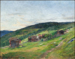 maisema Eggeda - Harriet Backer — näkymä teoksesta
