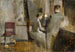 Pariisissa sisätilojen musiikillinen maalaus - Harriet Backer — näkymä teoksesta