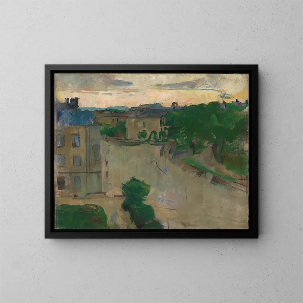 Näkymä parvekkeeltani, Hansteensgate - Harriet Backer — kehystetty taideteos seinällä