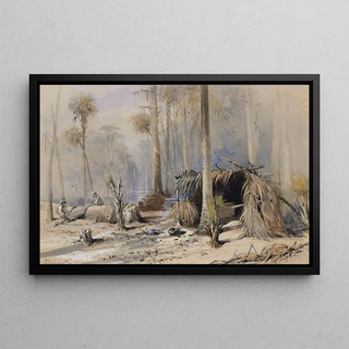 Harry Fenn - The CypressShingle Yard Ocklawaha River Florida.webp