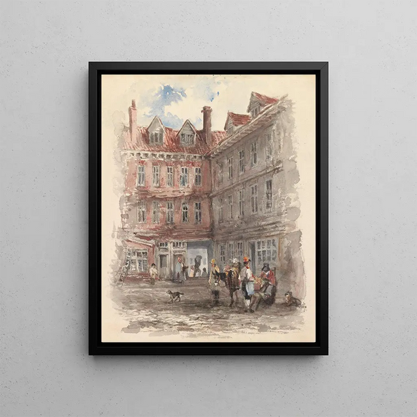 Harry Willson - Urban Scene with Vendors.webp
