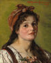 Portrait d'une fille - Hedwig Mechle-Grossmann — näkymä teoksesta