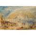 Maalauksen jäljennös Heidelberg-maalaus, sateenkaaren kanssa - Joseph Mallord William Turner