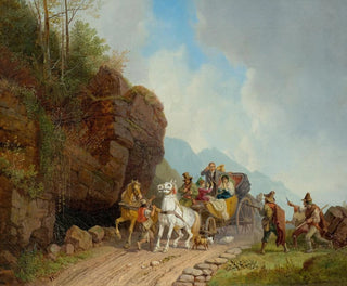 Heinrich Brkel - Ruberanfall berfall auf eine Reisekutsche.webp