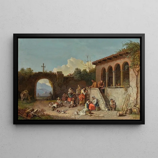 Heinrich Brkel - Soup Kitchen In The Monastery.webp