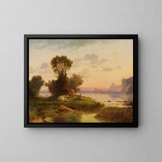 Heinrich Dreber - Arkadische Landschaft.webp