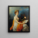 La chanteuse d'opéra de la cour Theresia Saal dans le rôle d'Eva dans La Création de Joseph Haydn - Heinrich Friedrich Füger — kehystetty taideteos seinällä