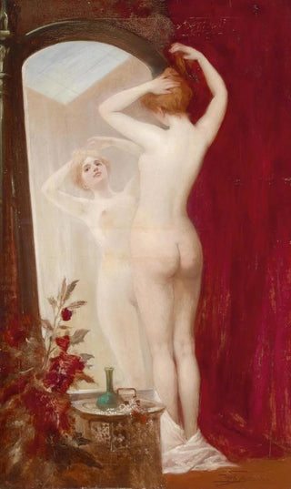 Heinrich Hans Schlimarski - Vor dem Spiegel.webp