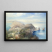 Capri-panoraama - Heinrich Hiller — kehystetty taideteos seinällä