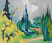 Parc Dilborn - Heinrich Nauen — näkymä teoksesta